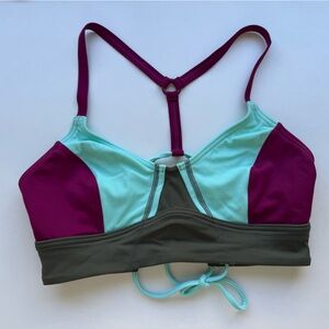 Prana Saba Bikini Top - Cargo Green - Small